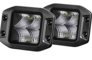 Hella LED Black Magic 3.2" Cube Kit - (Flood/Flush)