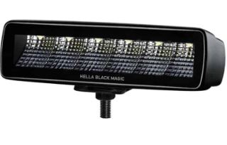 Hella Black Magic LED Mini Lightbar 6.2˝ Single (Flood)