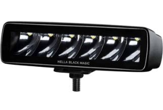Hella Black Magic LED Mini Lightbar 6.2˝ Single (Spot)