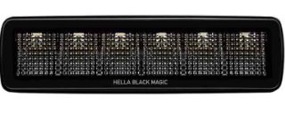 Hella Black Magic LED Mini Lightbar 6.2˝ Single (Flood)