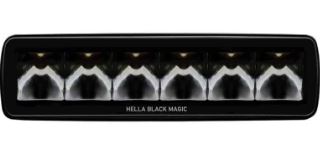 Hella Black Magic LED Mini Lightbar 6.2˝ Single (Spot)