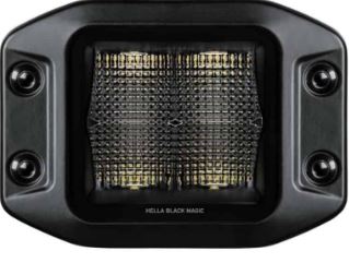 Hella LED Black Magic 3.2" Cube Kit - (Flood/Flush)