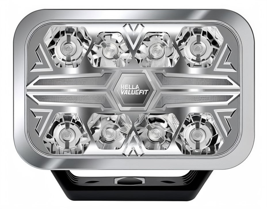 Hella Valuefit Blade Rectangular 9'' Chrome single