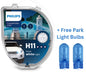Philips Crystal Vision Ultra H11 + 2 Free Park Light Bulbs
