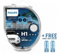 Philips Crystal Vision Ultra H1 + 2 Free Park Light Bulbs