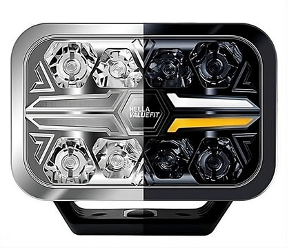 Hella Valuefit Blade Rectangular 9'' Chrome single