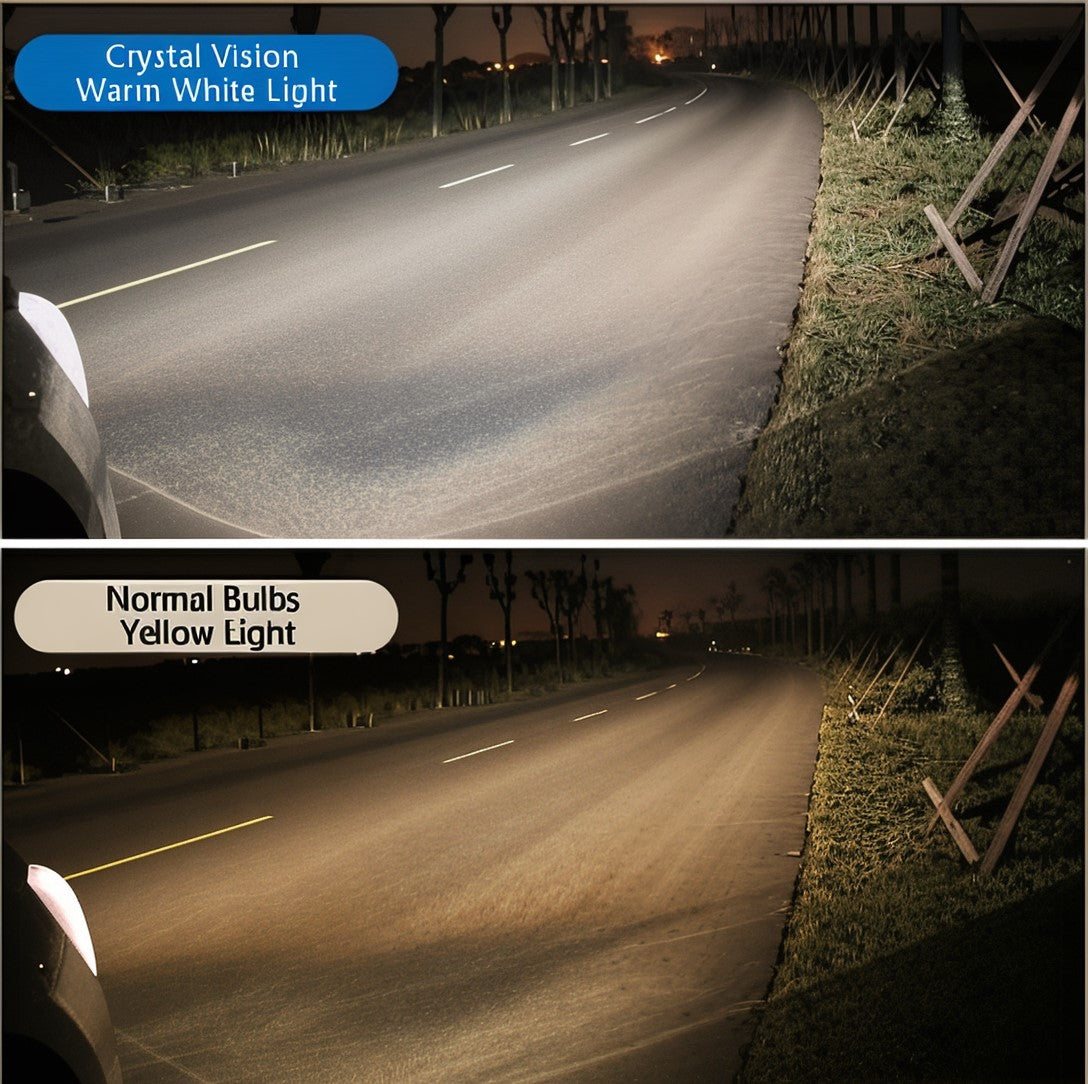 Philips Crystal Vision Ultra HB4 + 2 Free Park Light Bulbs