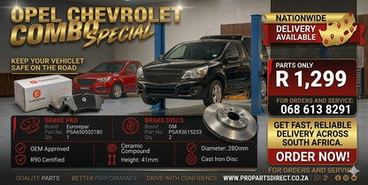Brake Pad And Disc Combo Special For Chev And Opel